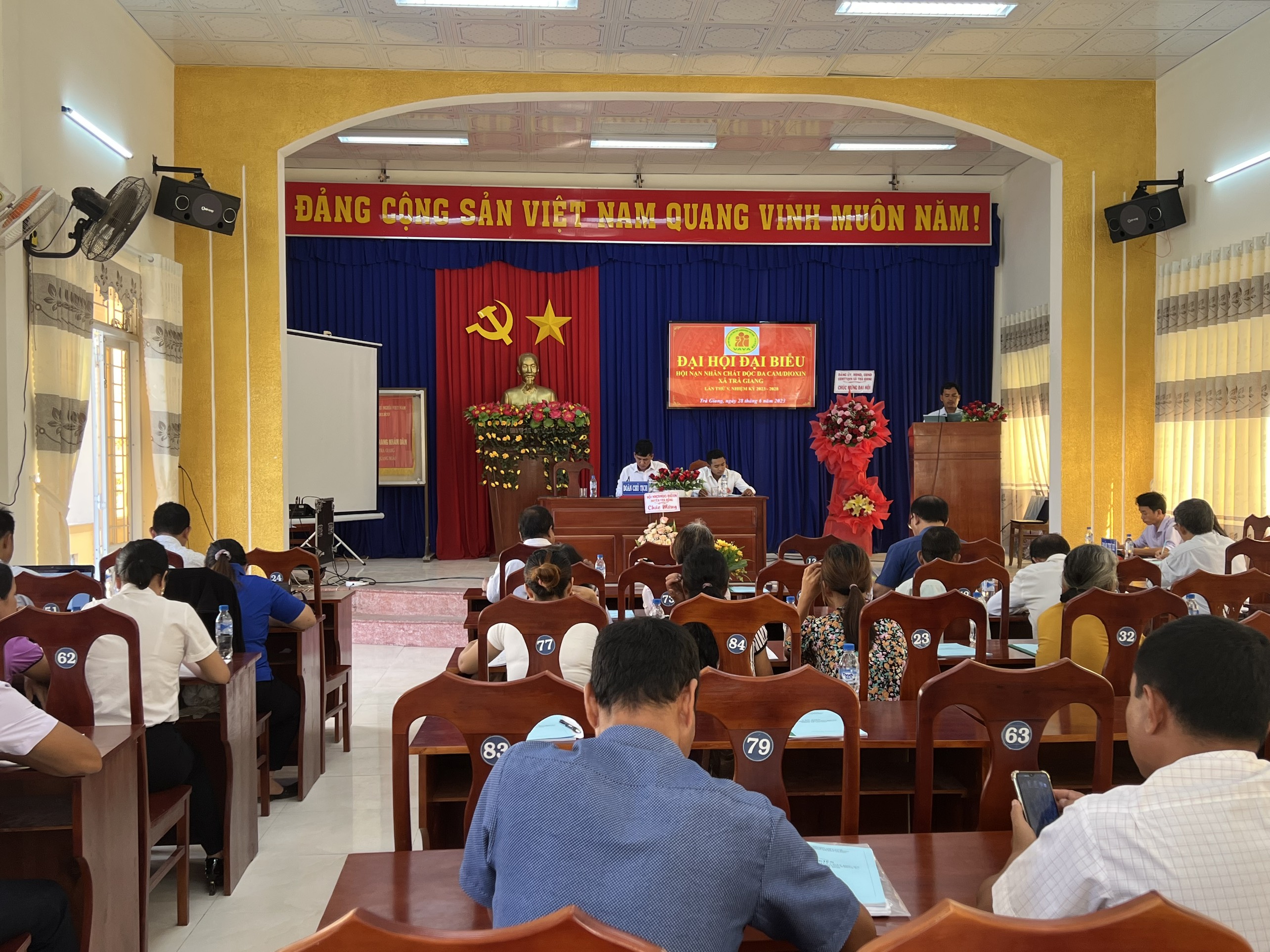 Đại hội Hội Nạn nhân chất độc Da cam/Dioxin xã Trà Giang, nhiệm kỳ 2023 - 2028