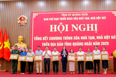 Quảng Ngãi hoàn thành Chương trình xóa nhà tạm, nhà dột nát